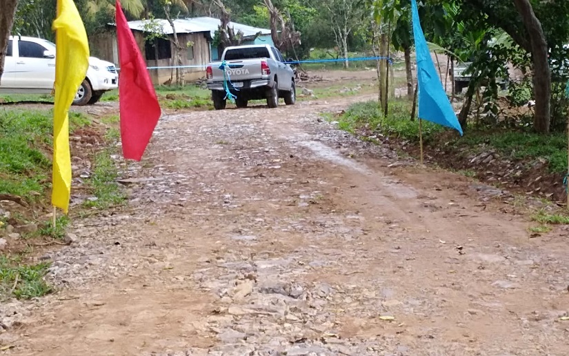 Alcaldía de Nueva Guinea inaugura caminos en la comunidad La Dama