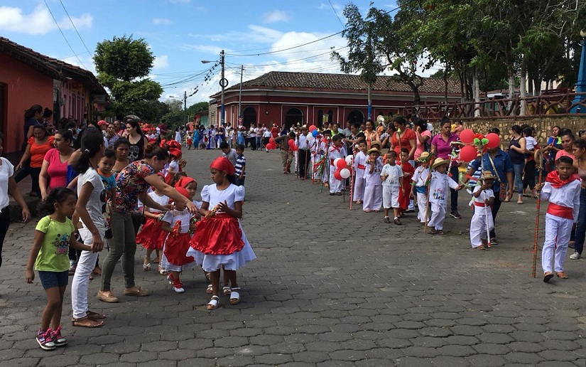 Niños de Diriá protagonizan el Pase del Niño Dios