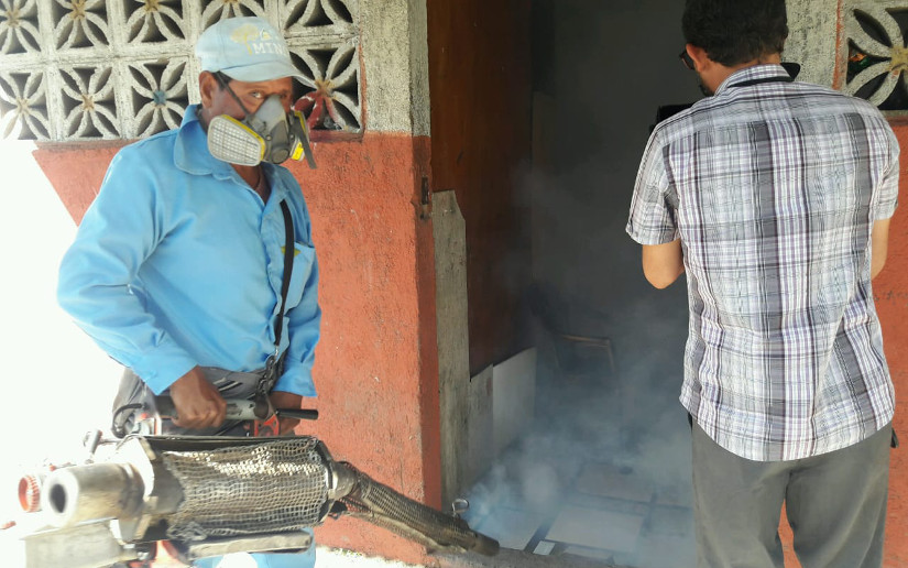 Minsa fumiga viviendas del barrio Domitila Lugo