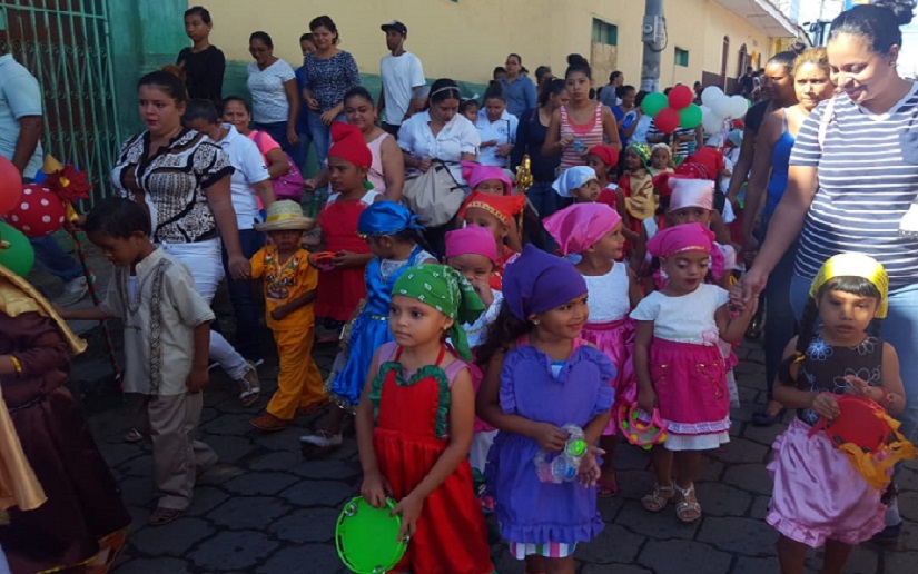 Calles de Nandaime escenario de festival navideño