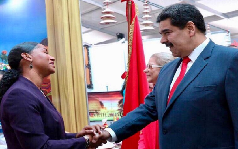 Presidente Nicolás Maduro saluda a la delegación de Nicaragua en la clausura de la FitVen 2018