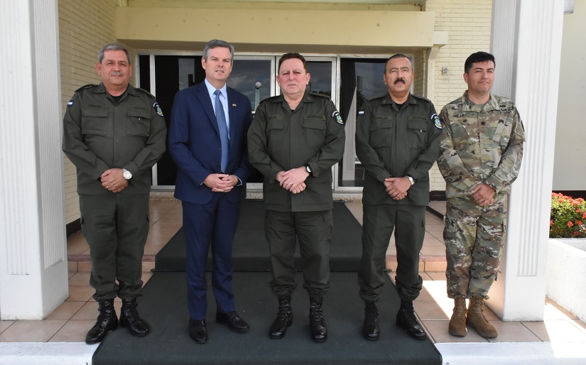 Ejército de Nicaragua recibe visita de cortesía del Embajador de los Estados Unidos de América