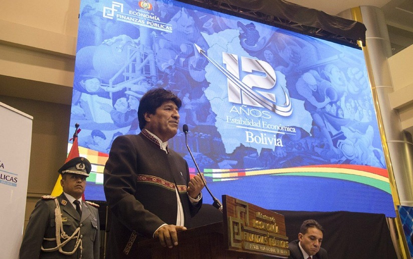 Presidente Evo Morales denuncia doble moral de EEUU