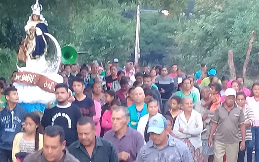 Recorrido de la Purísima Concepción de María por los barrios de Pueblo Nuevo