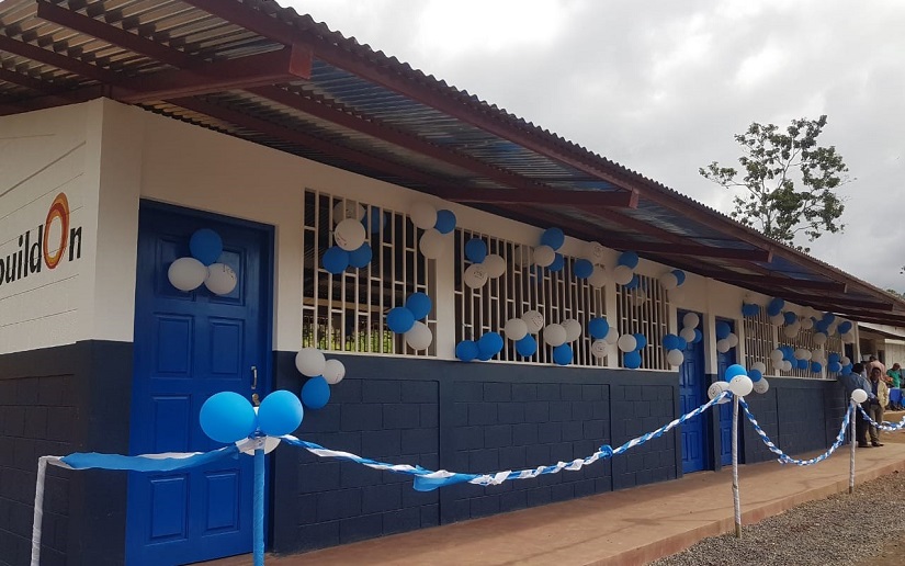 Así luce la nueva es escuela en la Comunidad Kaskita en Waslala