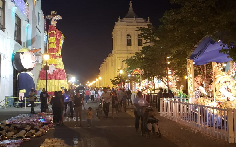 Familias disfrutan veladas en visperas de la Gritería