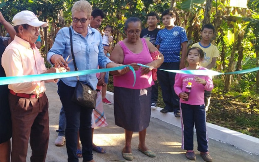Inauguración del proyecto de empedrado calle San Pedro del Municipio de Moyogalpa