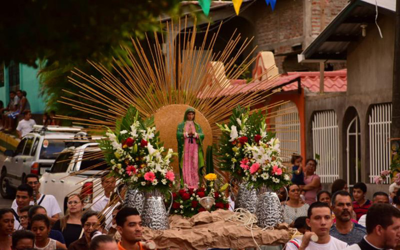 Así celebraron a la virgen de Guadalupe en Nagarote 