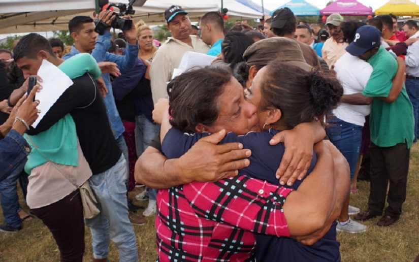 Lágrimas de alegría en acto de liberación de reos en Estelí