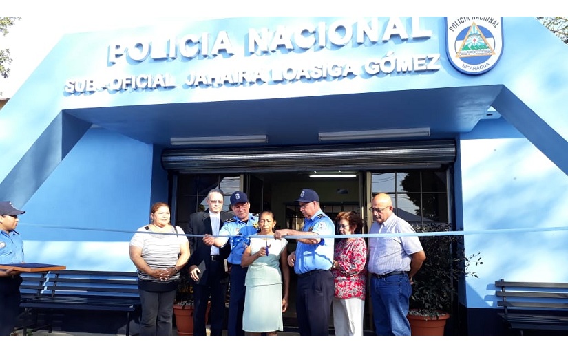 Inauguran nueva estación policial en El Viejo
