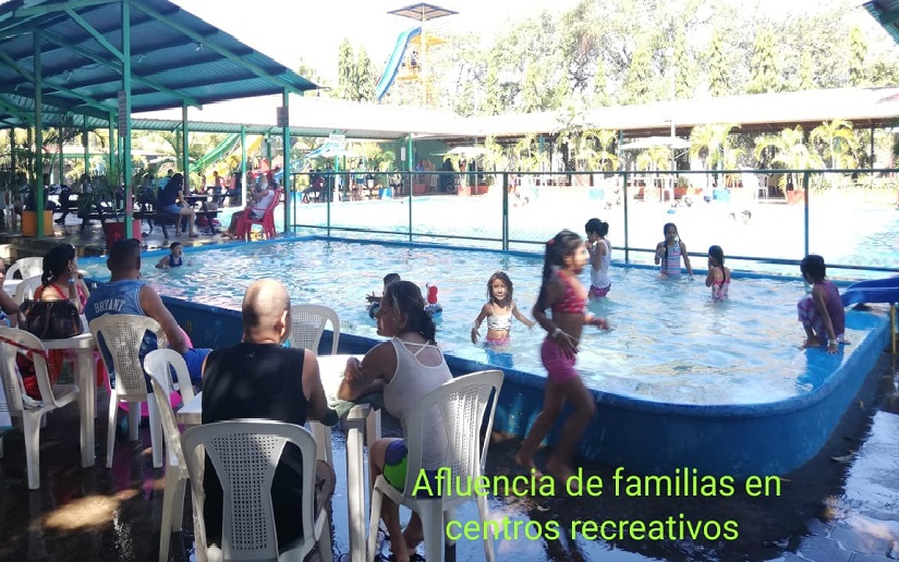 Centros recreativos de Chinandega colmados de turistas