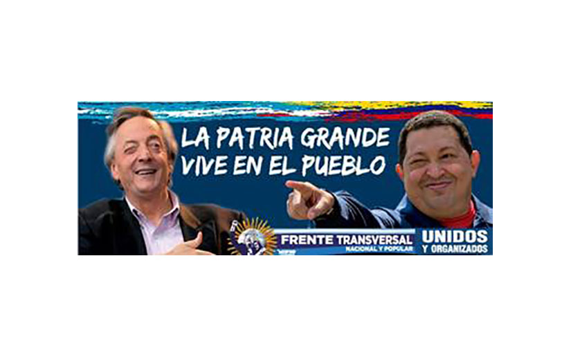 Frente Transversal de Argentina expresa su respaldo al Presidente de Venezuela