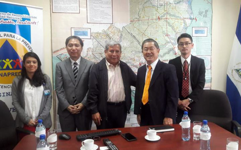 Autoridades de SINAPRED sostienen encuentro con embajador de Japón