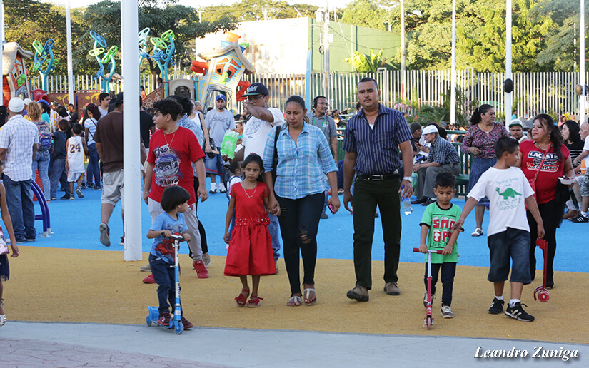 Domingo de tranquilidad, luz y disfrute familiar en Managua