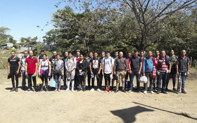 Ejército de Nicaragua informa sobre retención de migrantes ilegales
