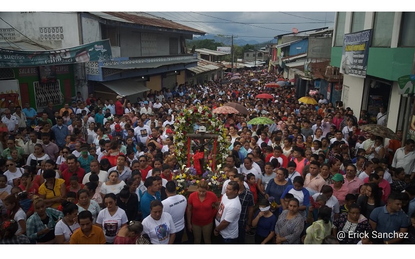 Procesión del Señor de Esquipulas en Siuna