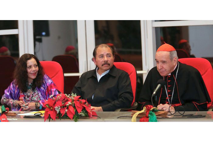 Daniel y Rosario participan en almuerzo en honor al Cardenal Nicolás, Enviado Especial del Papa Francisco