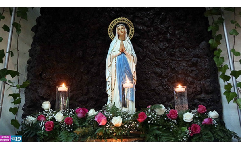 Nicaragua celebra a la Virgen de Lourdes
