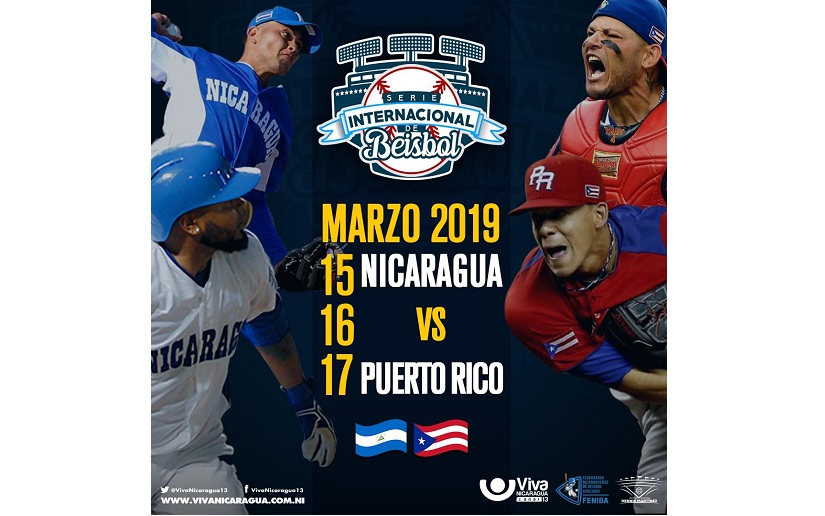 Agradecen a Federación de Béisbol de Puerto Rico por participar en Serie Internacional en Nicaragua