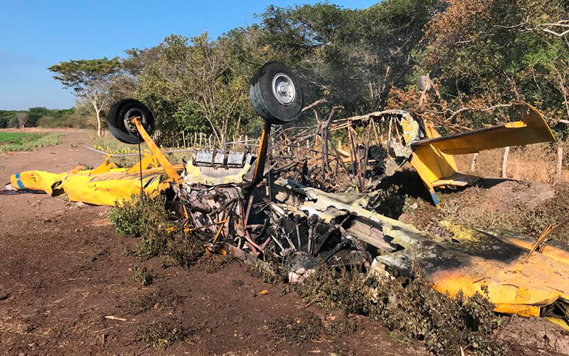 Aeronáutica Civil informa sobre accidente agrícola en León