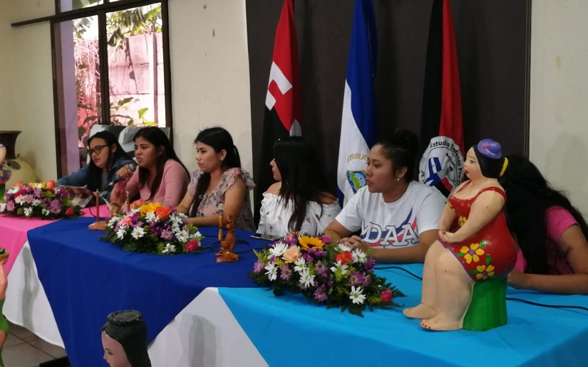 Movimientos de la Juventud Sandinista saludan a las mujeres en su Día Internacional