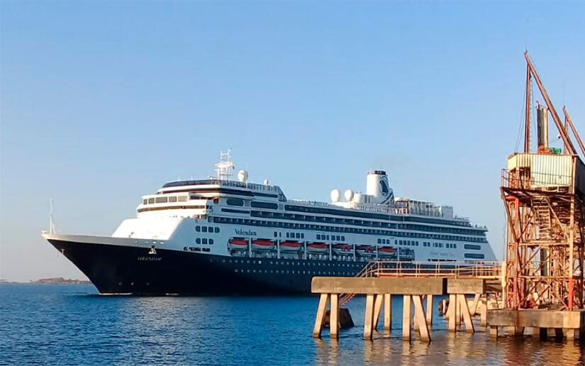 Crucero Volendam llega a Puerto Corinto, Chinandega