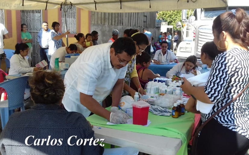 Minsa lleva atención médica al barrio Andrés Castro de Managua