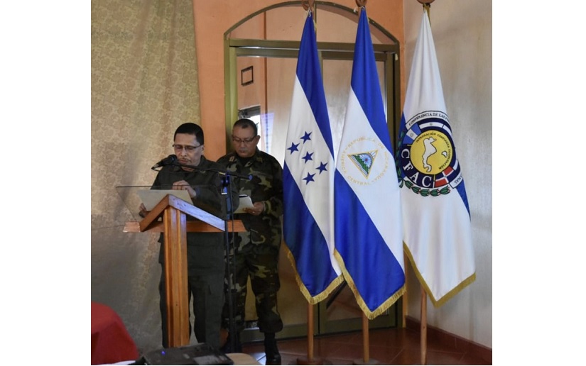 Reunión de unidades fronterizas del Ejército de Nicaragua y las Fuerzas Armadas de Honduras