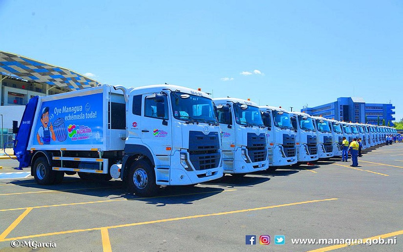 Managua contará con nuevos camiones recolectores de basura