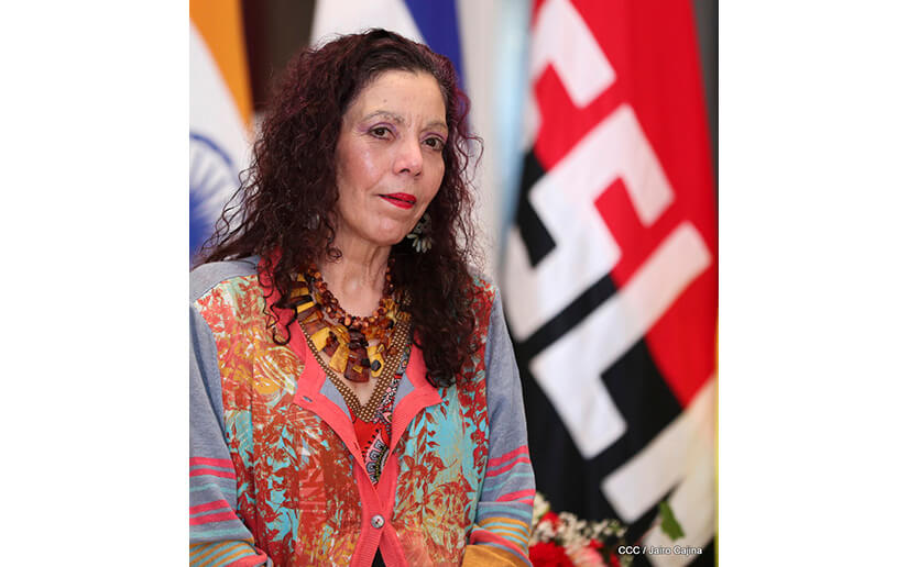 Compañera Rosario Murillo: Nuestra Nicaragua libre consagrada a la paz, al cariño y al bien común