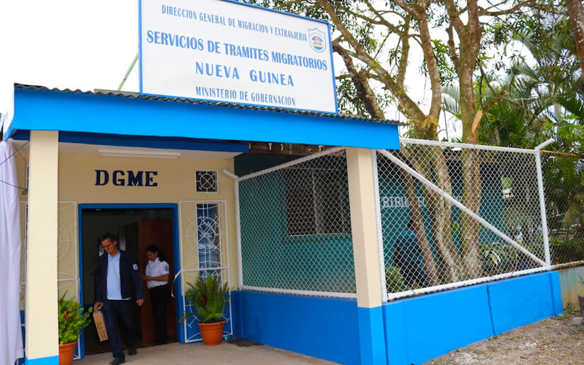 Inauguran nuevo local de servicios migratorios en Nueva Guinea
