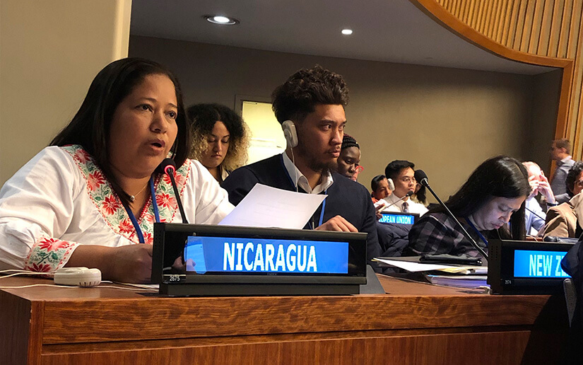 Nicaragua participa en Sesión plenaria del Foro Permanente para las Cuestiones de los Pueblos Indígenas