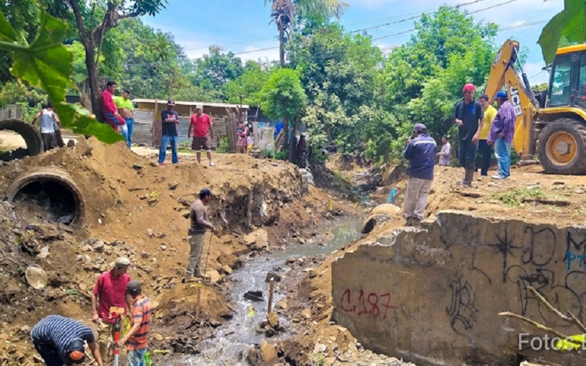 Alcaldía de Managua supervisa obras de drenaje en la capital