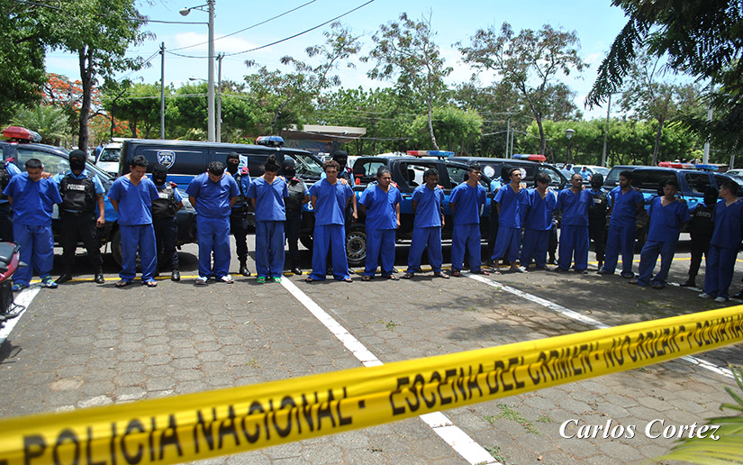 Policía Nacional captura a bandas delincuenciales en todo el país