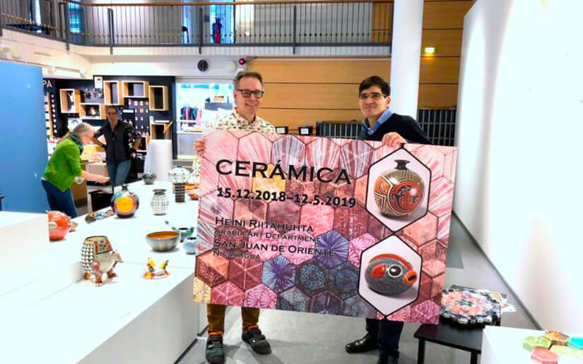 Concluye en Finlandia exposición de artesanía contemporánea nicaragüense