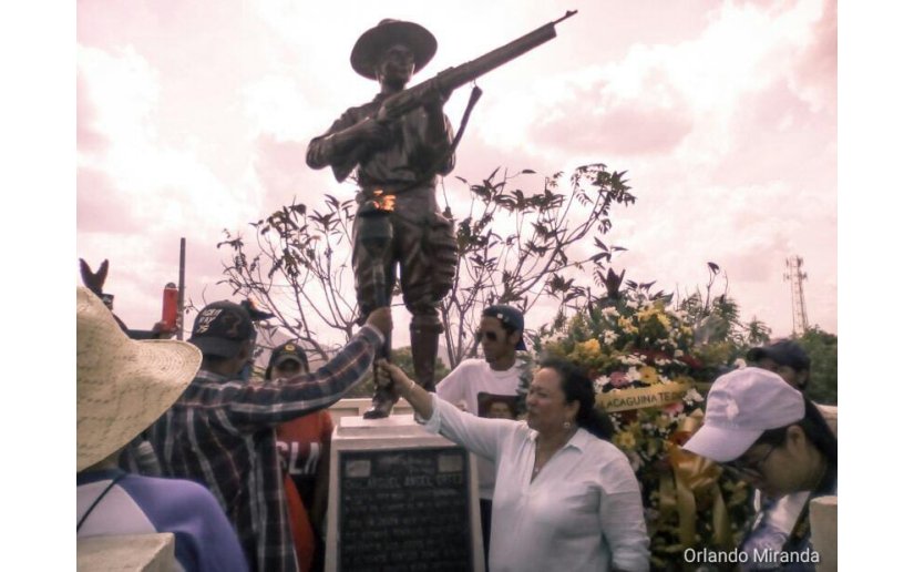Segovianos rinden homenaje al general Miguel Ángel Ortez en el 88 aniversario de su paso a la inmortalidad