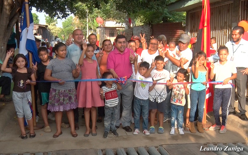 ALMA inaugura obra de drenaje pluvial en barrio Alfredo Silva