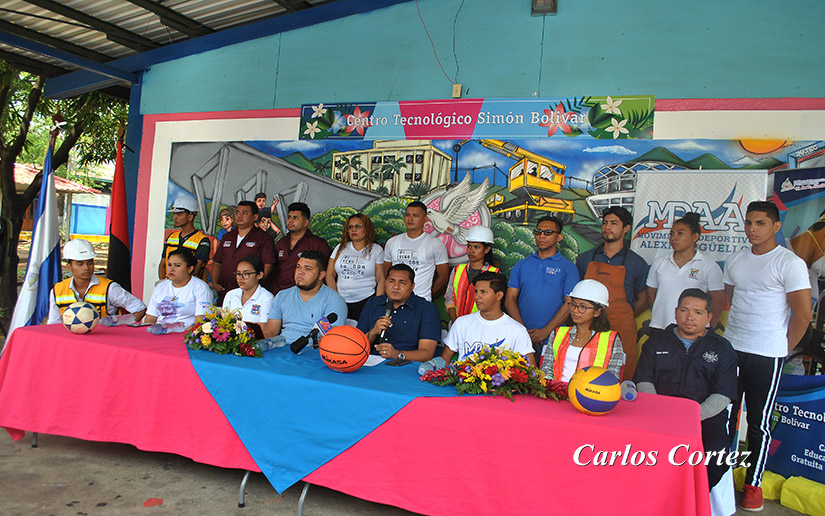Juventud Sandinista convoca a estudiantes del Inatec a los juegos deportivos 40 Aniversario en Revolución
