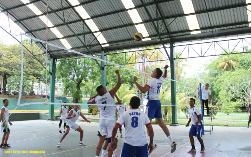 Inauguran XVI Campeonato de Voleibol del Ejército de Nicaragua