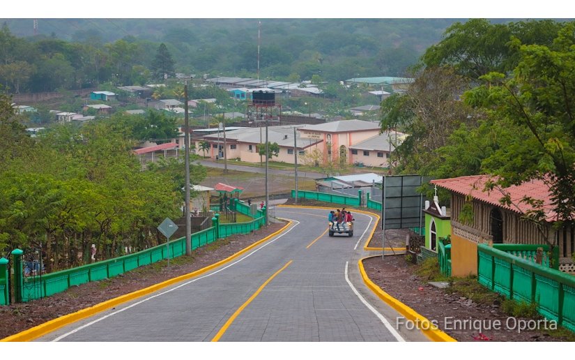 Gobierno de Nicaragua inaugura tramo carretero entre La Libertad y San Pedro de Lóvago