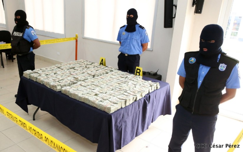 Policía Nacional incauta más de un millón de dólares en Chinandega