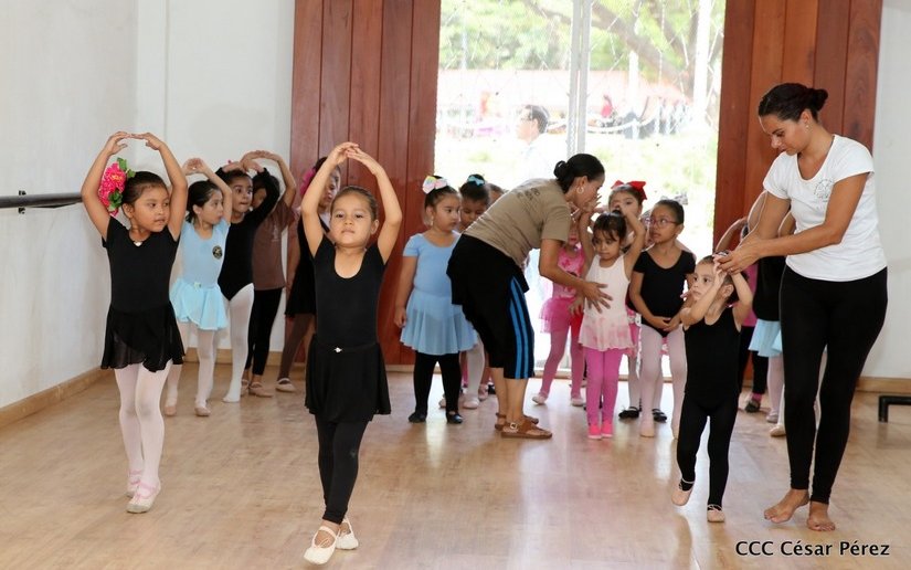Instituto Nicaragüense de Cultura celebra a las niñas con una tarde de pre danza