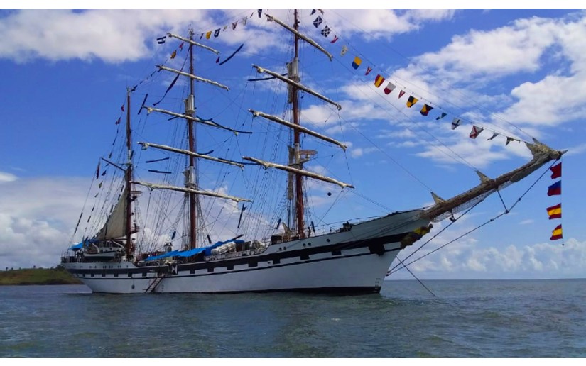 Barco de la Armada de la República Bolivariana de Venezuela arriba a aguas del Caribe Sur