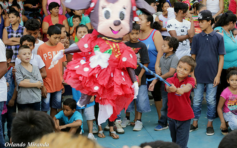 Un domingo de agasajos a los niños de Managua