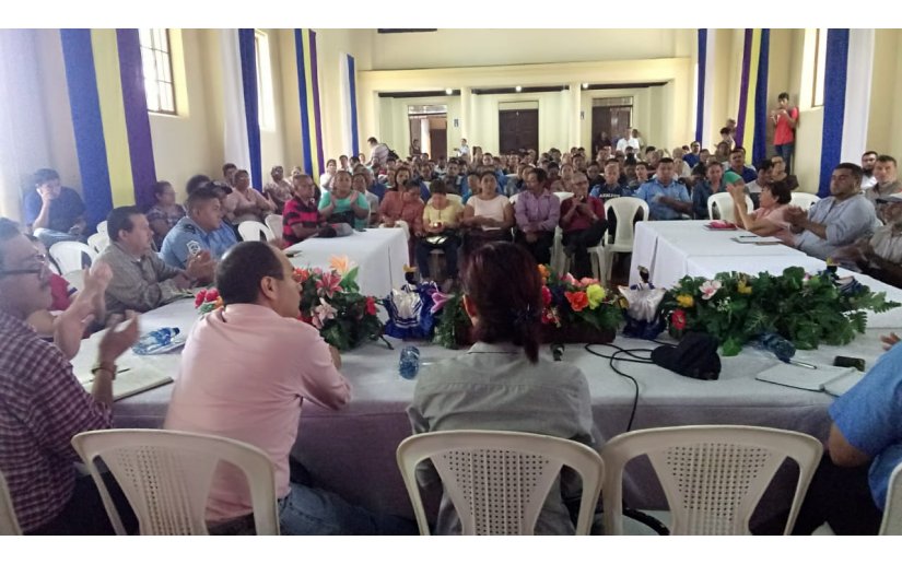 Desarrollan encuentro con las comisiones de paz en el departamento de Carazo