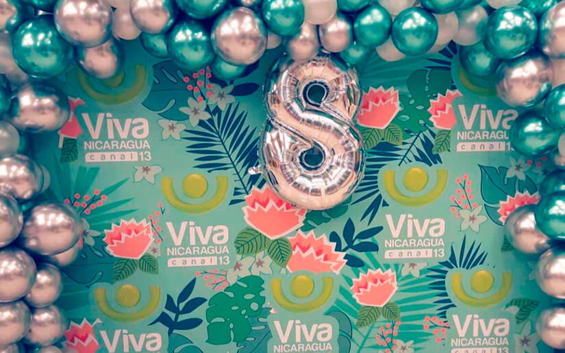 Viva Nicaragua Canal 13 celebra 8 años