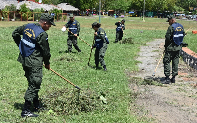 Ejército de Nicaragua participa en jornada ecológica en Xiloá