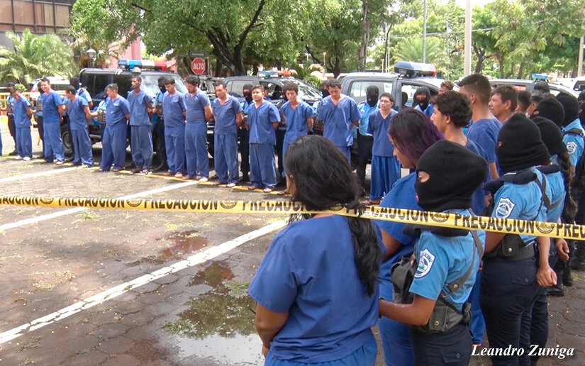Más de 50 detenidos por cometer delitos de peligrosidad en Nicaragua 
