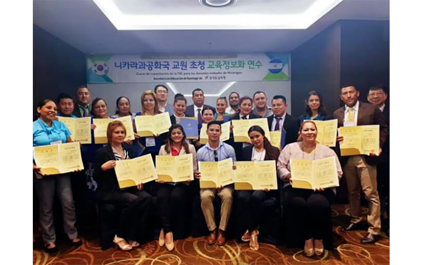 Docentes nicaragüenses concluyen con éxito capacitación en Gyeonggi, Corea del Sur