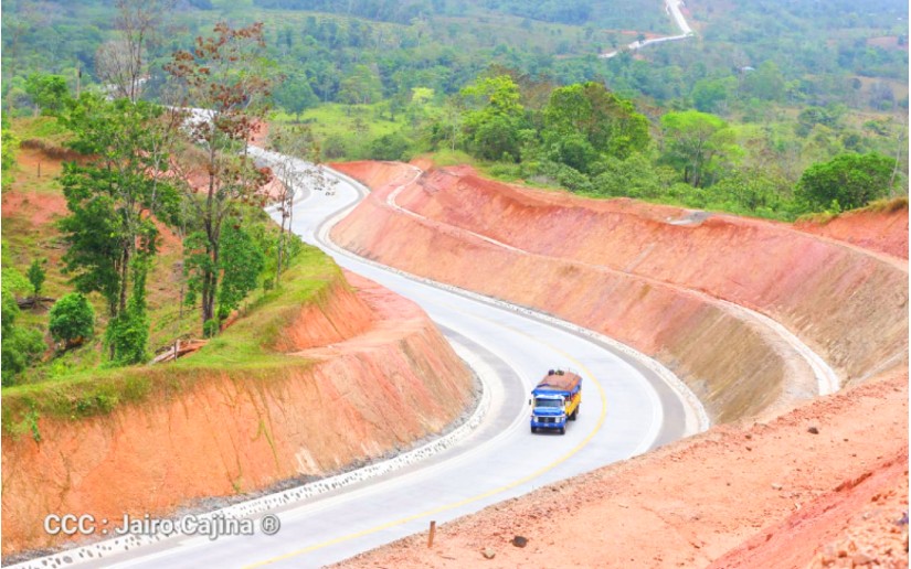 Carretera que une el pacífico con la Costa Caribe dinamiza la economía de Nicaragua
